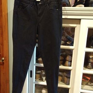 Adorable tie ankle stretch skinny jeans